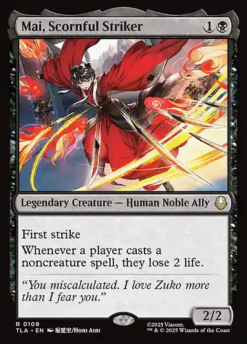 Mai, Scornful Striker - tla Spoiler