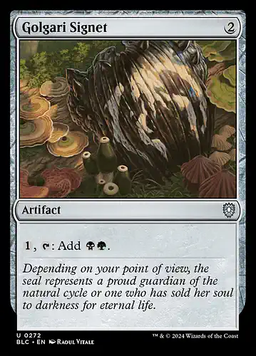 Golgari Signet - blc Spoiler