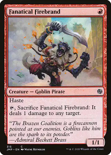 Fanatical Firebrand - jmp Spoiler