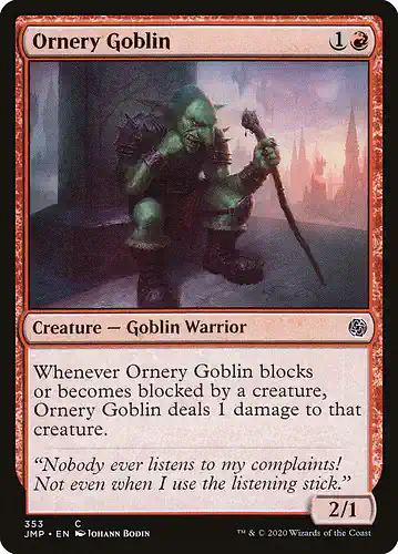 Ornery Goblin - jmp Spoiler