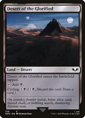 Desert of the Glorified - 40k Spoiler