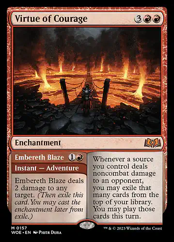Virtue of Courage - woe Spoiler