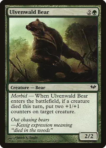 Ulvenwald Bear - dka Spoiler