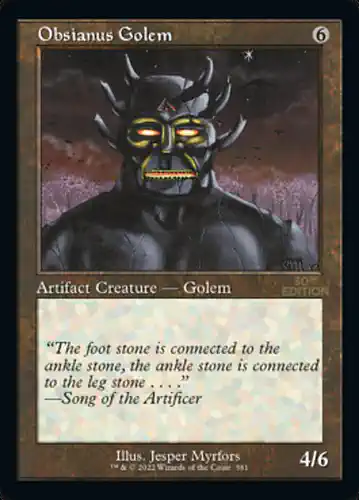 Obsianus Golem - 30a Spoiler