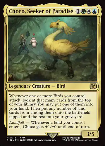 Choco, Seeker of Paradise - fin Spoiler