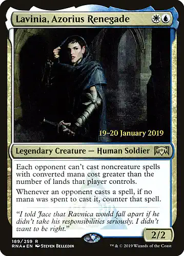 Lavinia, Azorius Renegade - rna Spoiler