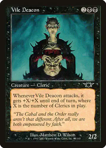 Vile Deacon - lgn Spoiler