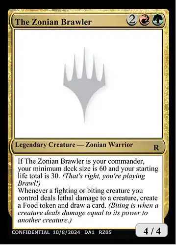 The Zonian Brawler - unk Spoiler