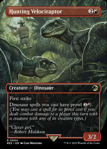 Hunting Velociraptor - rex Spoiler