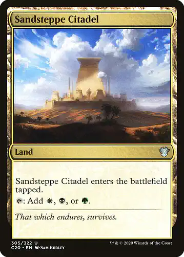Sandsteppe Citadel - c20 Spoiler