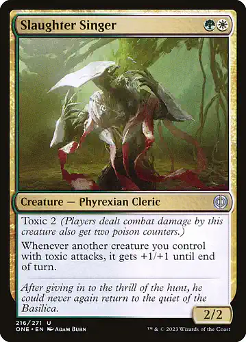 Slaughter Singer - one Spoiler