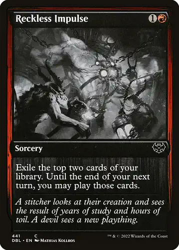 Reckless Impulse - dbl Spoiler