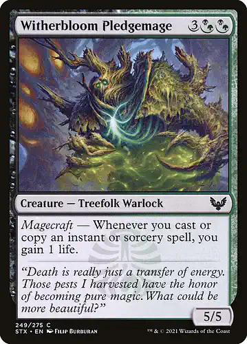 Witherbloom Pledgemage - stx Spoiler