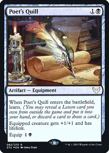 Poet's Quill - stx Spoiler