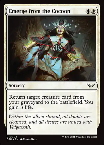Emerge from the Cocoon - dsk Spoiler