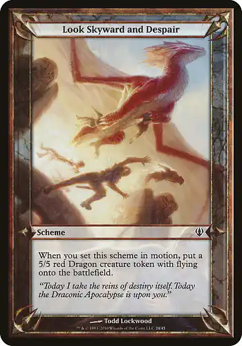 Look Skyward and Despair - arc Spoiler