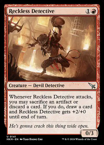 Reckless Detective - mkm Spoiler