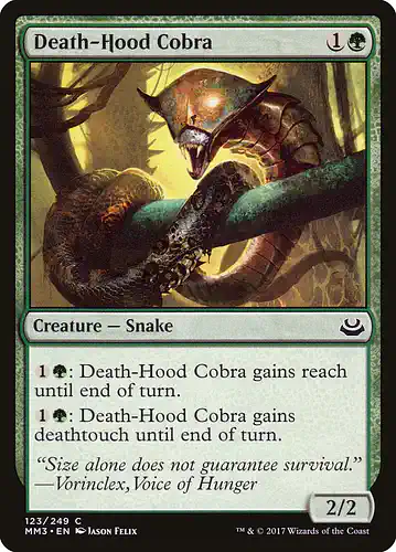 Death-Hood Cobra - mm3 Spoiler