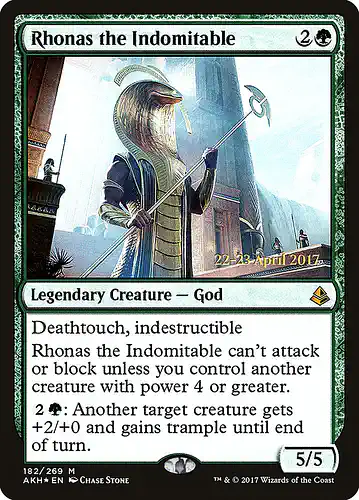 Rhonas the Indomitable - akh Spoiler