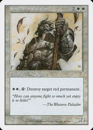 Southern Paladin - 7ed Spoiler