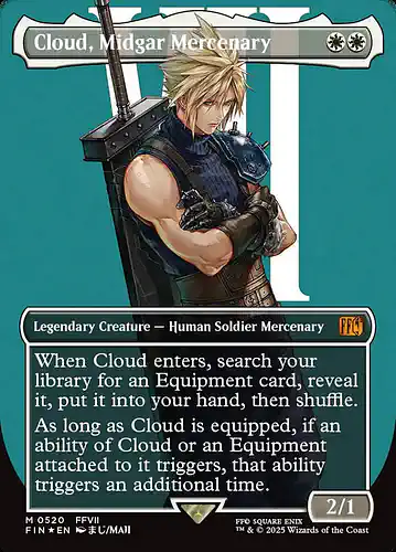 Cloud, Midgar Mercenary - fin Spoiler