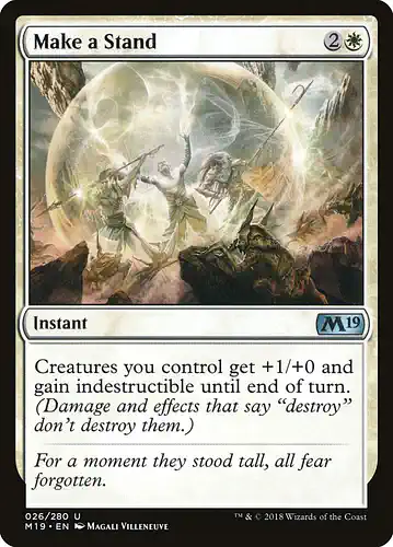 Make a Stand - m19 Spoiler