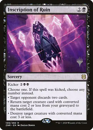 Inscription of Ruin - znr Spoiler