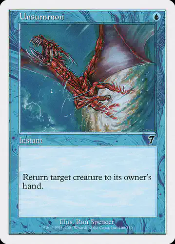 Unsummon - 7ed Spoiler