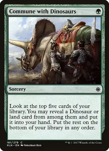 Commune with Dinosaurs - xln Spoiler