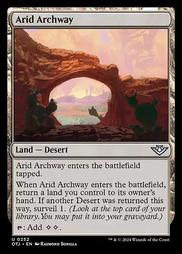 Arid Archway - otj Spoiler