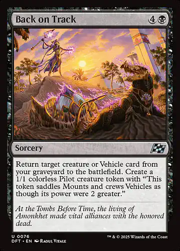 Back on Track - dft Spoiler