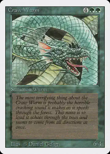 Craw Wurm - 3ed Spoiler