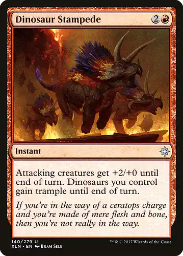 Dinosaur Stampede - xln Spoiler