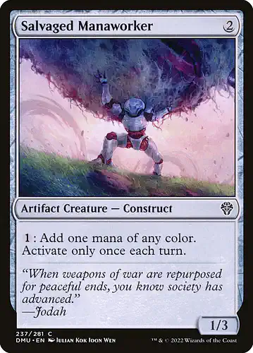 Salvaged Manaworker - dmu Spoiler