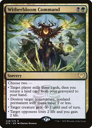 Witherbloom Command - stx Spoiler