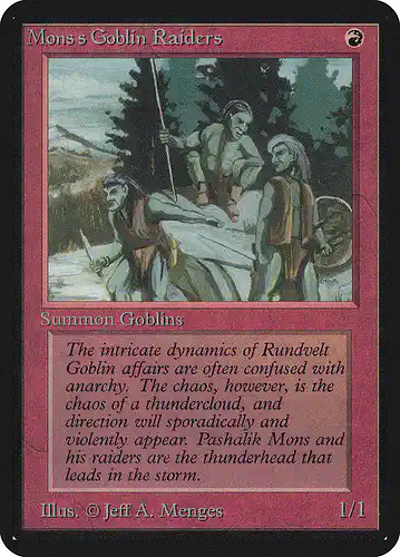 Mons's Goblin Raiders - lea Spoiler