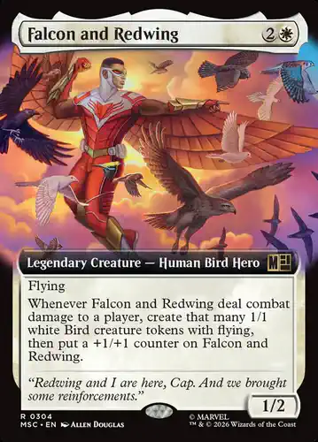 Falcon and Redwing - msc Spoiler