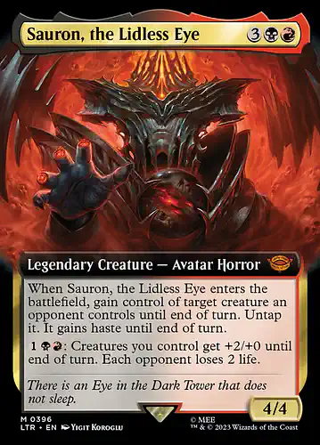Sauron, the Lidless Eye - ltr Spoiler