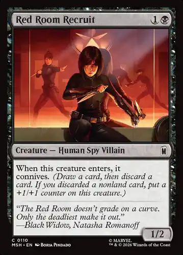 Red Room Recruit - msh Spoiler