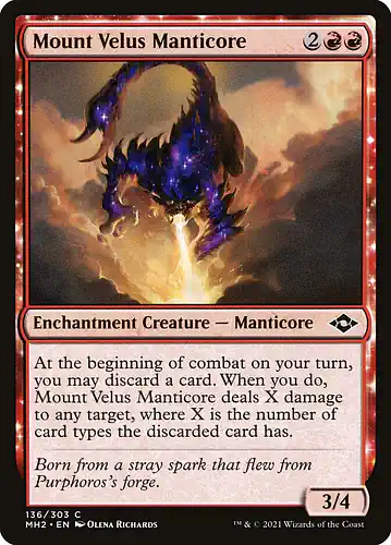 Mount Velus Manticore - mh2 Spoiler