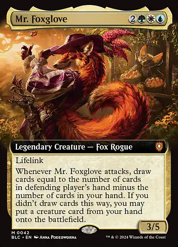 Mr. Foxglove - blc Spoiler