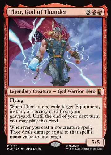 Thor, God of Thunder - msh Spoiler