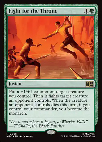 Fight for the Throne - msc Spoiler