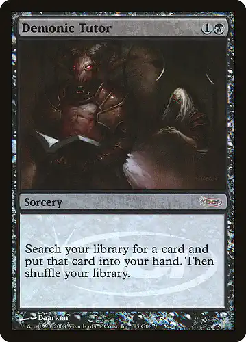 Demonic Tutor - g08 Spoiler