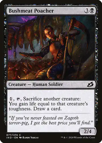 Bushmeat Poacher - iko Spoiler