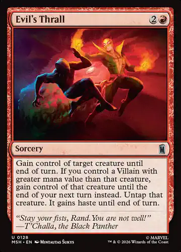 Evil's Thrall - msh Spoiler