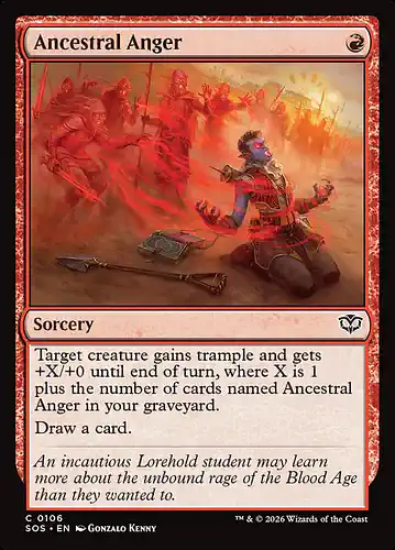 Ancestral Anger - sos Spoiler