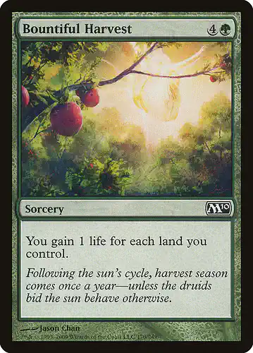 Bountiful Harvest - m10 Spoiler