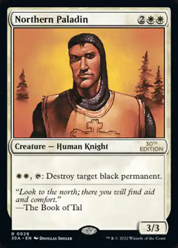 Northern Paladin - 30a Spoiler