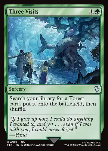 Three Visits - fic Spoiler